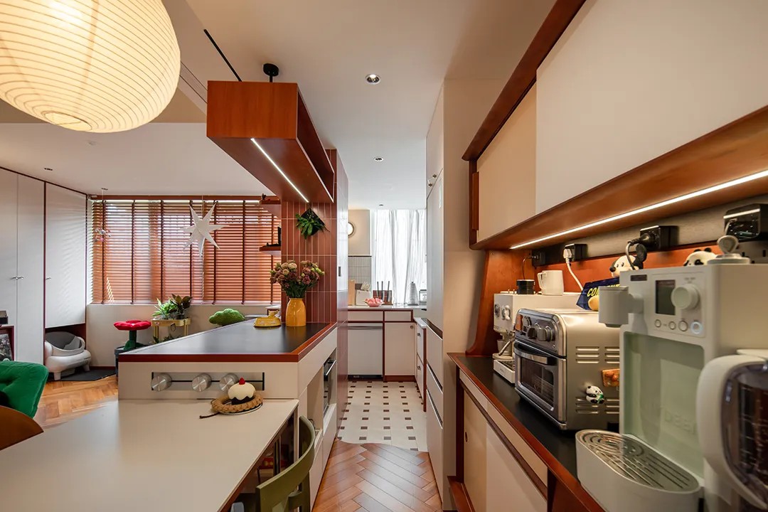 与家居博主的二搭中古风｜秋月｜全案托管设计